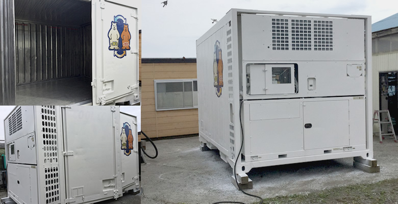 農業にて使用も出来るコンテナ活用事例の写真