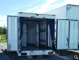 松前町 車載冷凍コンテナ加工取付写真20180715